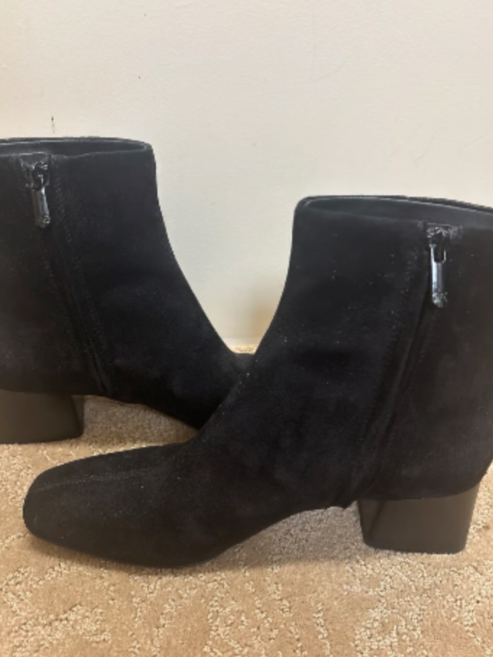 Sam Edelman Suede zip-up Booties